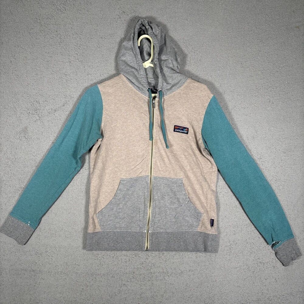 Patagonia Board Short Full Zip Light Weight Hoodie Women’s Size S Organic Cotton